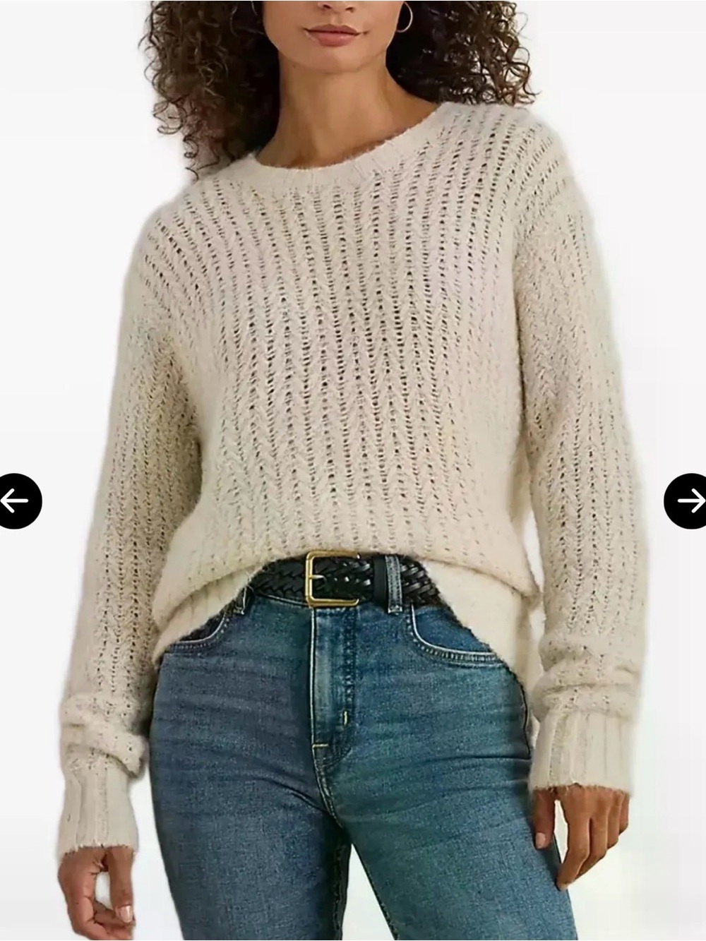 Lauren Ralph Lauren oversized sweater with alpaca and wool